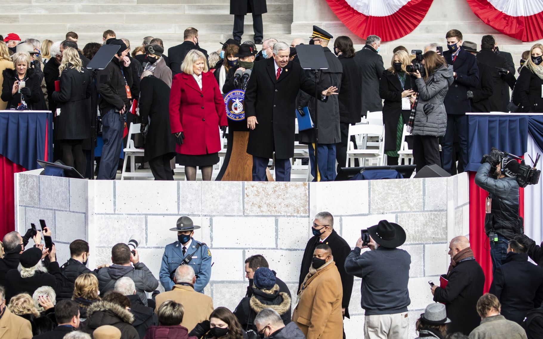 Governor Parson sworn in at Bicentennial Inauguration